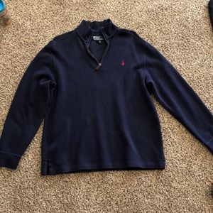 Navy Polo Quarter Zip